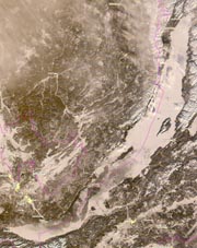 Baikal from space